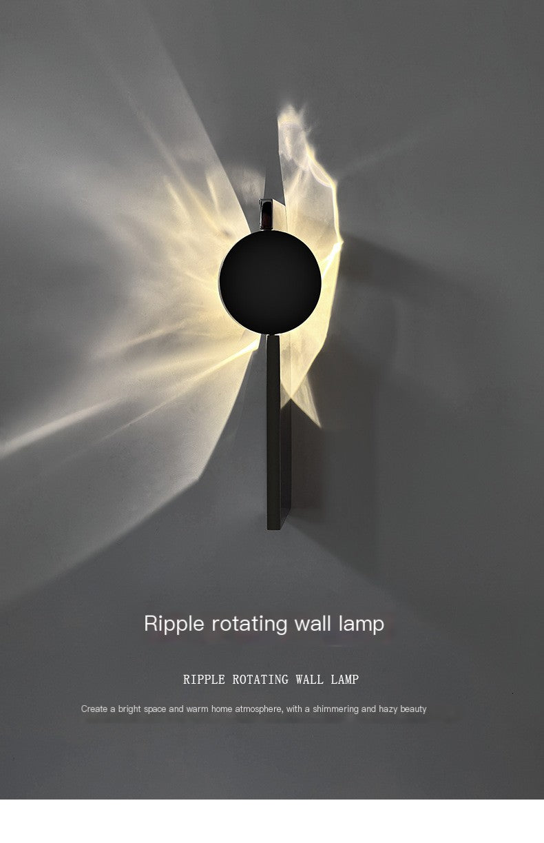 Ripple Rotating Wall Lamp | Modern & Artistiek Lichtdesign